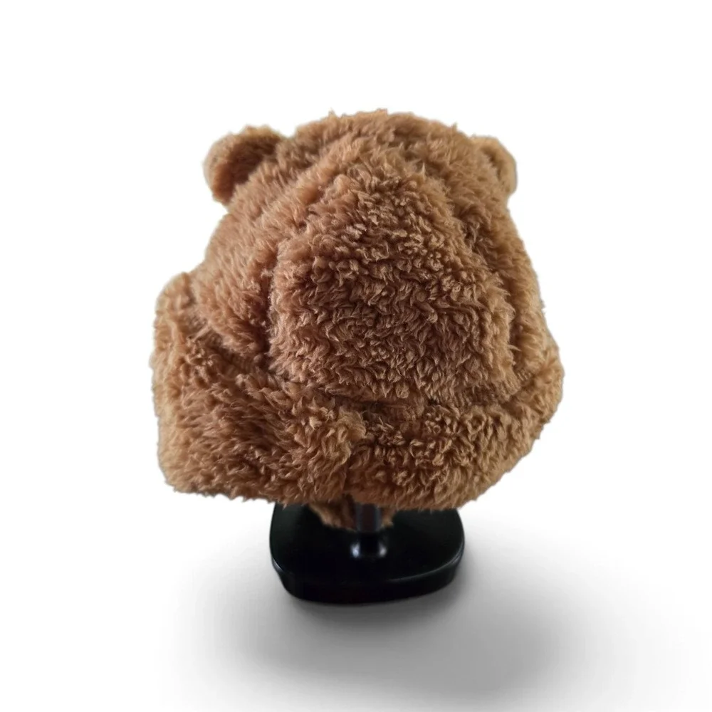 THE NORTH FACE BABY BEAR SUAVE OSO BEANIE TRAPPER HAT BROWN 6-24 MONTHS